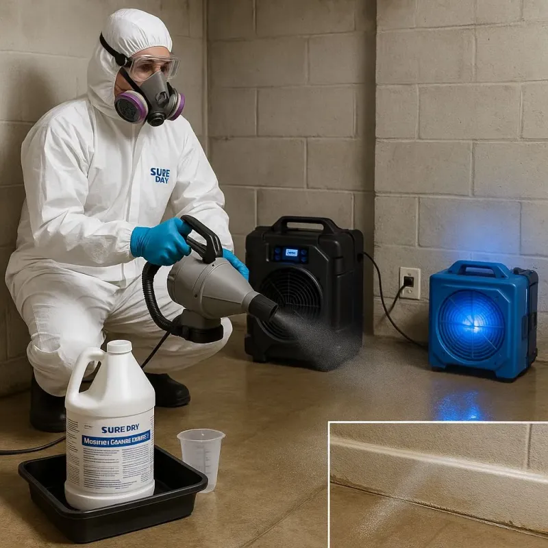 Sanitization and Odor Removal process in Tamarac, FL